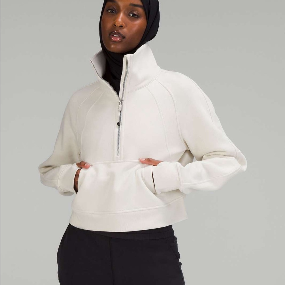 Lululemon Bone Half-Zip Scuba